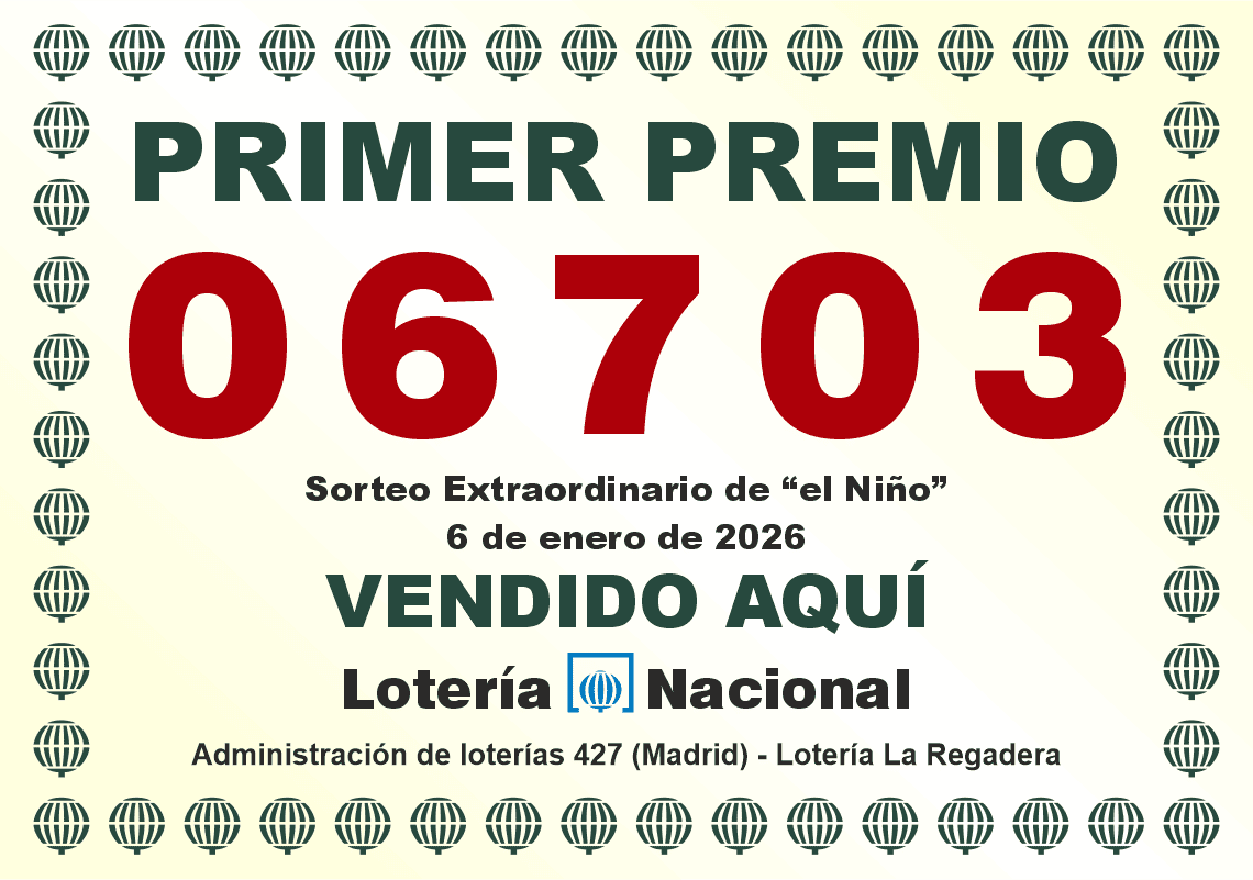 Premio Lotería La Regadera